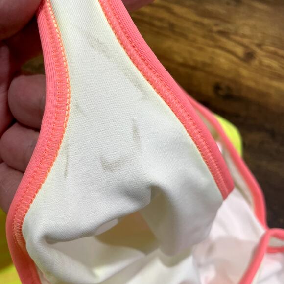 Sofibella Size XS Athletic Tank Top NEW Checkmate UPF 50 Neon Built In Bra - Picture 9 of 14